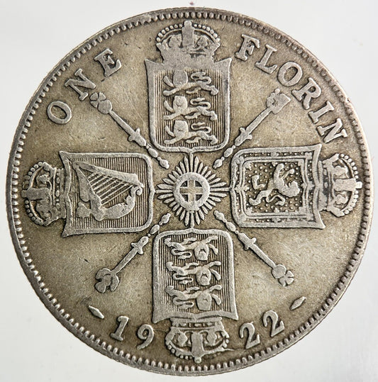 1922 George V Florin Silver Coin | Fine Collectable Grade