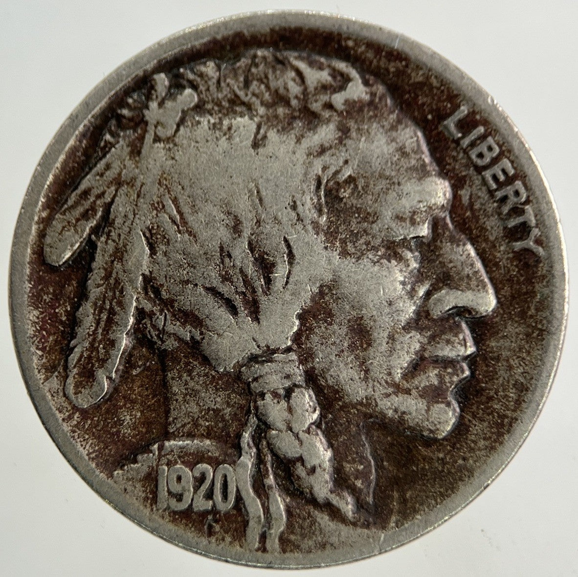 1920 US USA Nickel 5 Cents Coin | Fine Collectable Grade