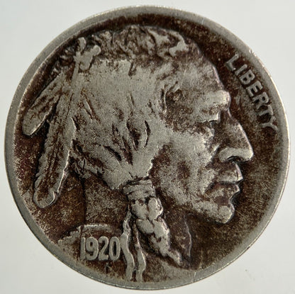 1920 US USA Nickel 5 Cents Coin | Fine Collectable Grade