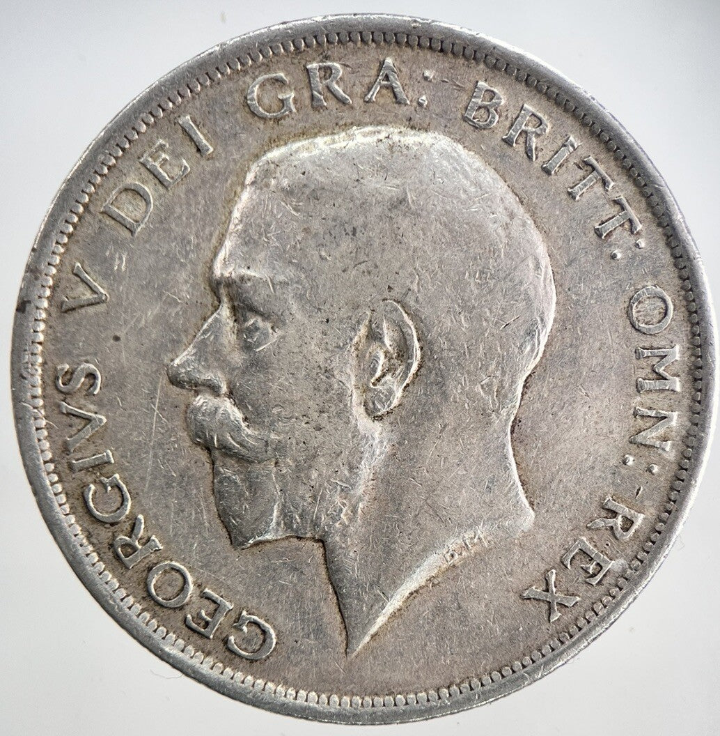1915 George V Half - Crown Silver Coin | Fine Collectable Grade | a6832