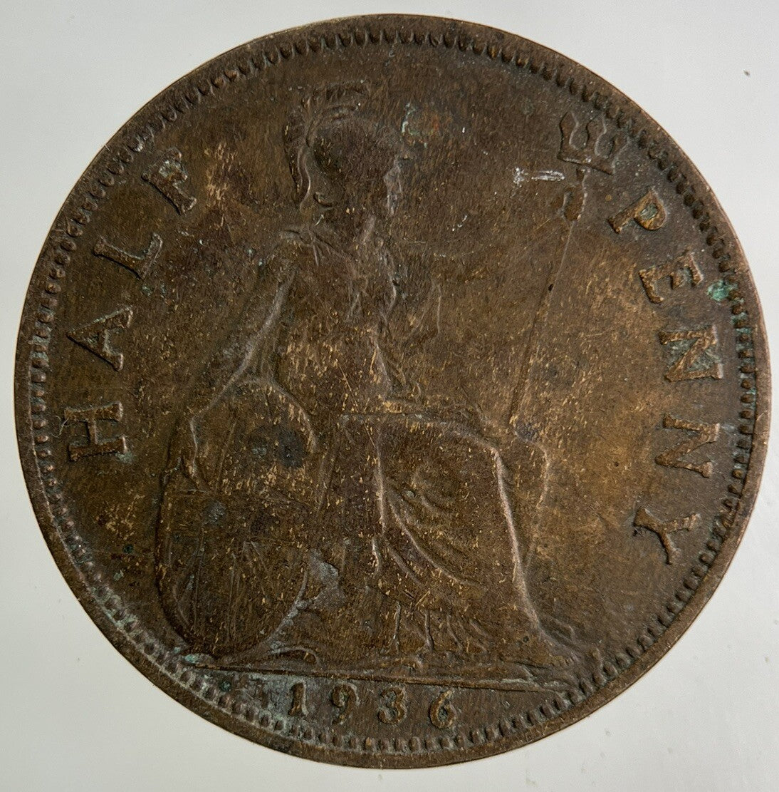 1936 George V Half - Penny Coin | Fine Collectable Grade