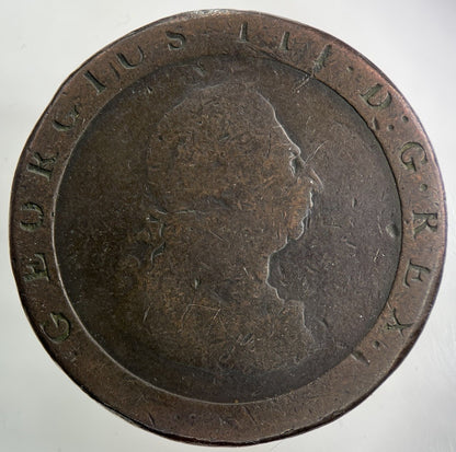 1797 George III 3rd Cartwheel One Penny Coin | Collectable Grade