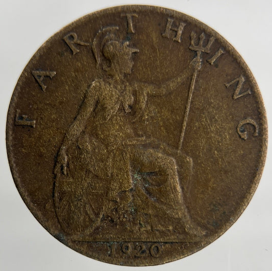 1920 George V Farthing Coin | Collectable Grade
