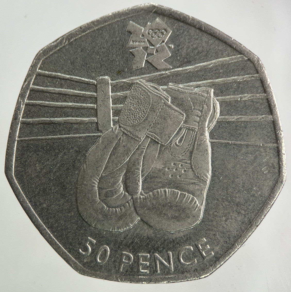 2011 London Olympics Boxing 50p Fifty - Pence Coin | Fine Collectable Grade