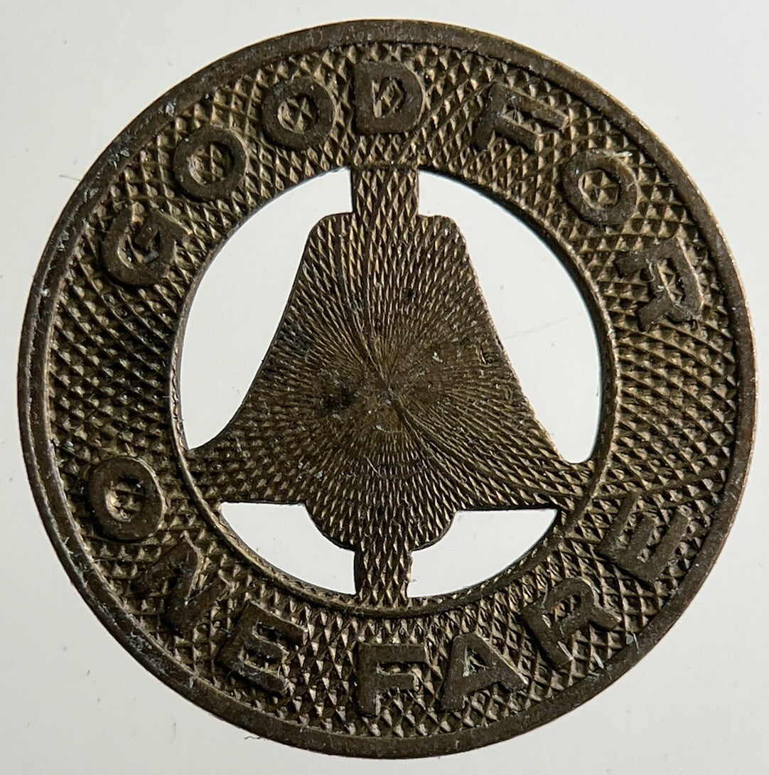US USA Los Angeles Railway Transport Fare Token Coin | Collectable Grade
