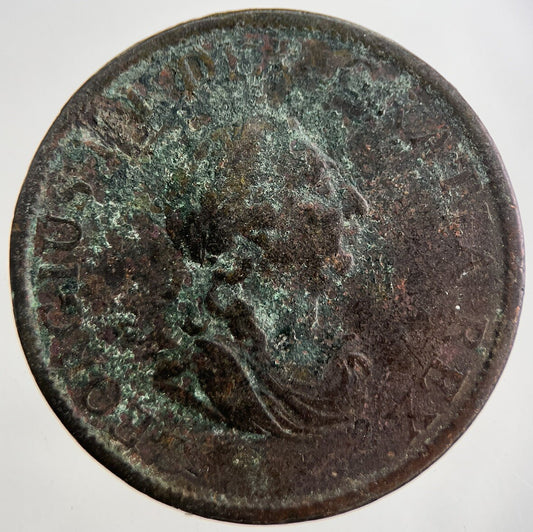 1799 George 3rd III Half - Penny British Coin | Collectable Grade | a7518