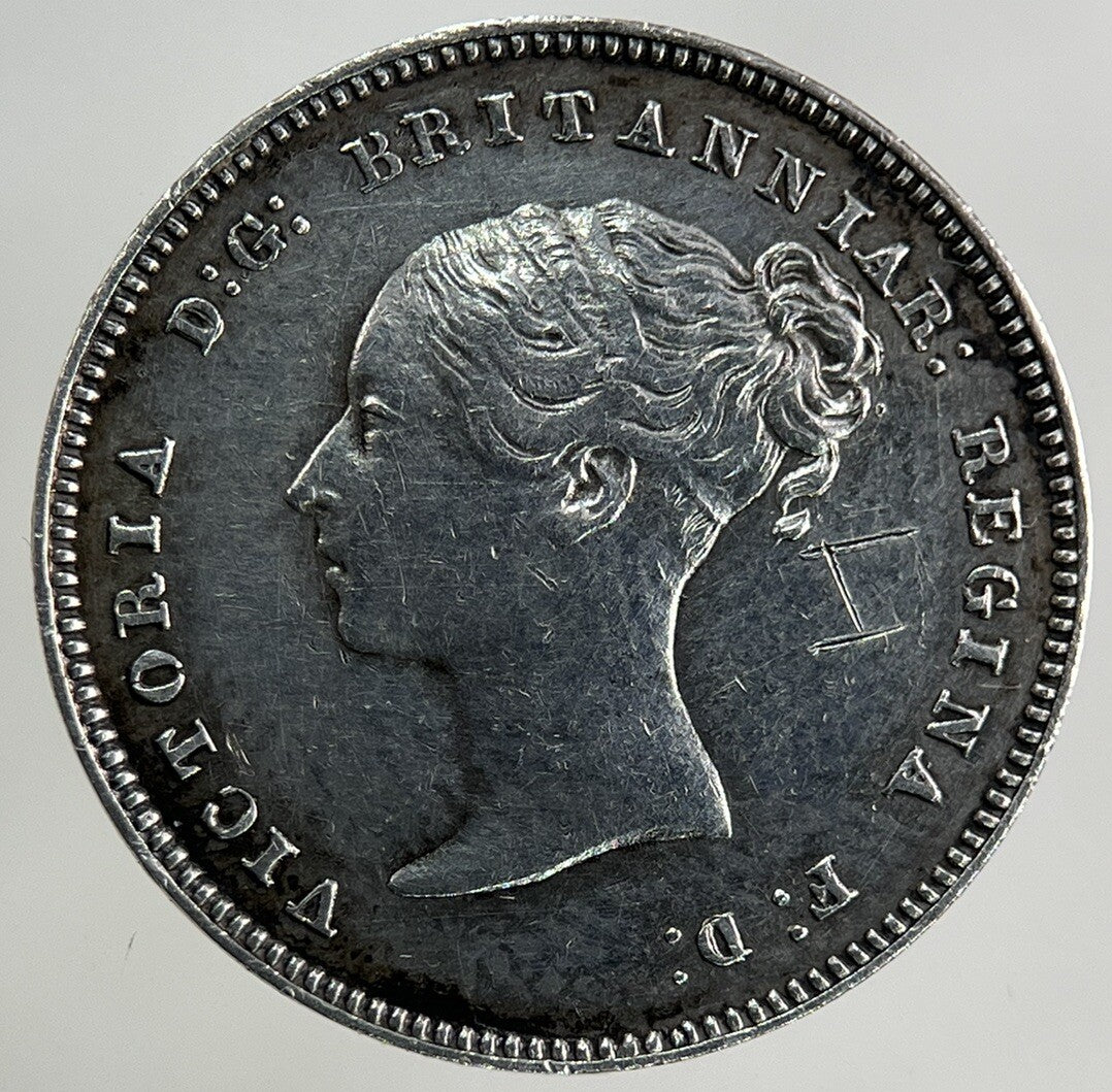 1877 Victoria Maundy Four - Pence Silver Coin | Very High Grade
