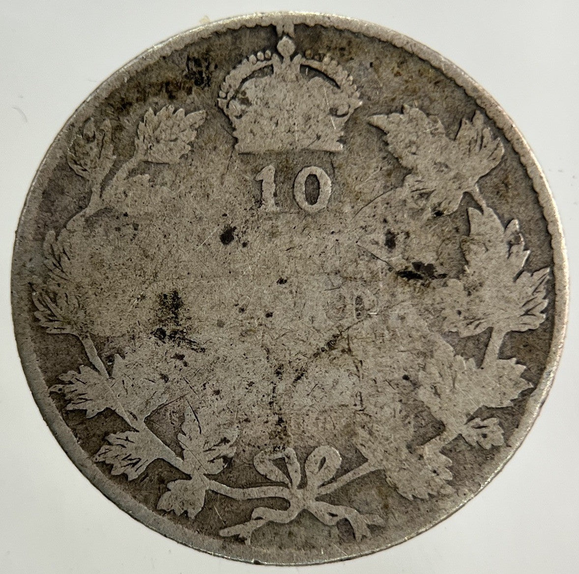 1922 Canada 10 Cents Silver Coin | Collectable Grade