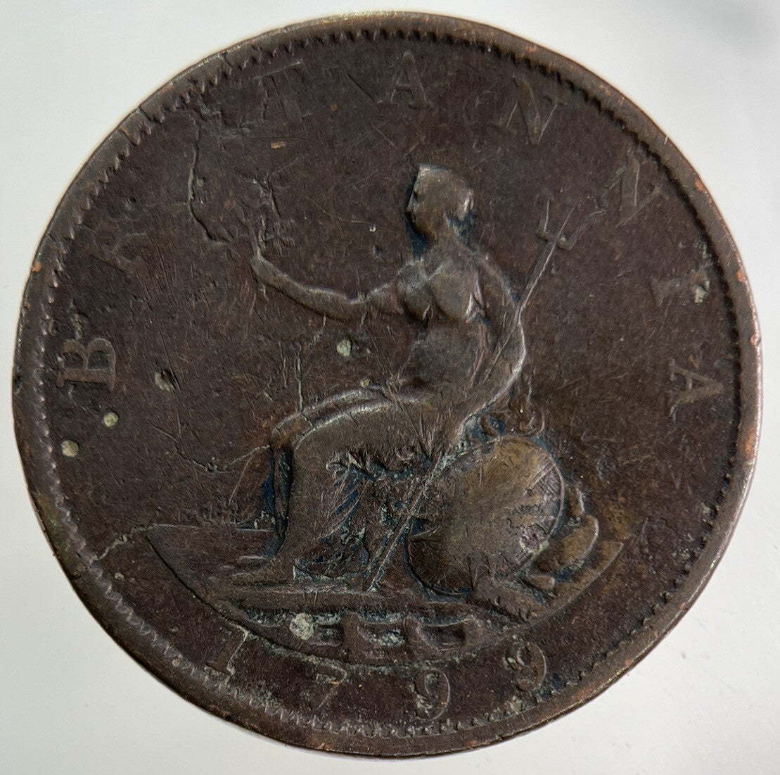 1799 George III 3rd Half - Penny Coin | Collectable Grade