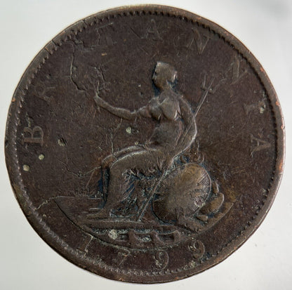 1799 George III 3rd Half - Penny Coin | Collectable Grade