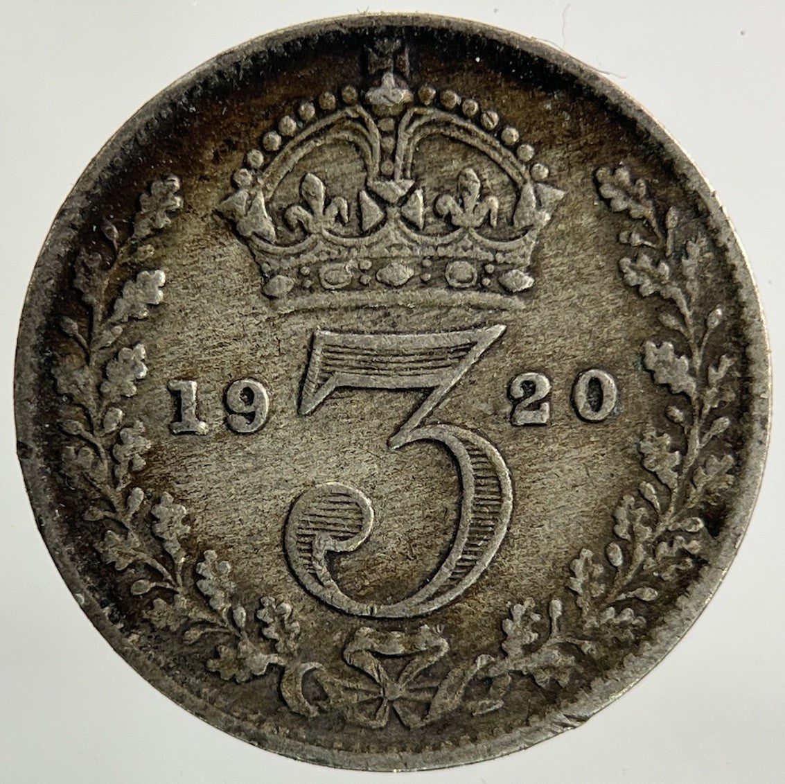 1920 George V Threepence Silver Coin | Fine Collectable Grade