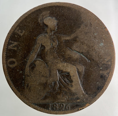 1896 Victoria One Penny Coin | Collectable Grade
