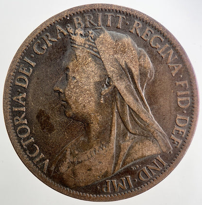 1901 Victoria One Penny Coin | Fine Collectable Grade | a5050