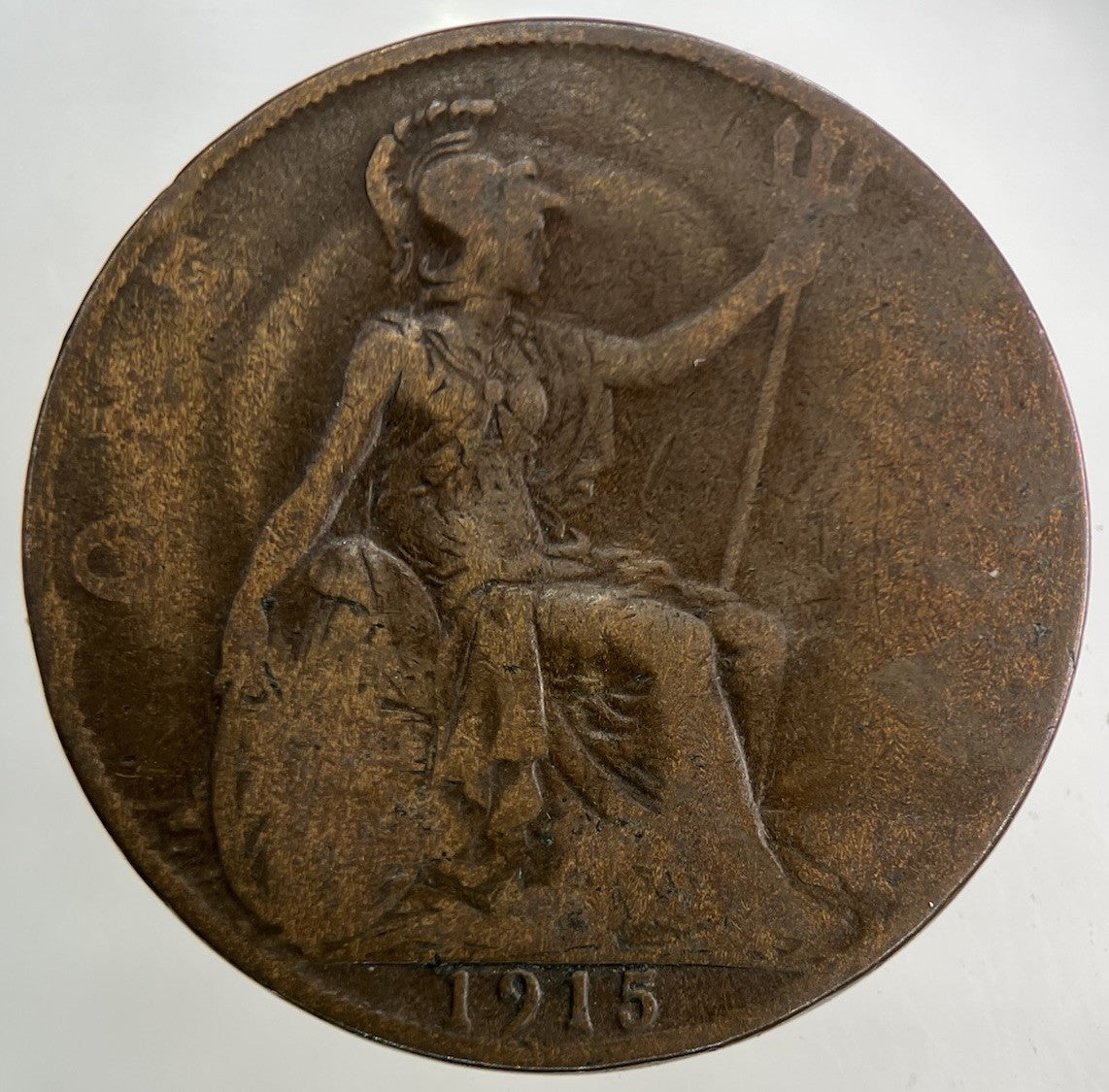 1915 George V One Penny Coin | Fair Grade