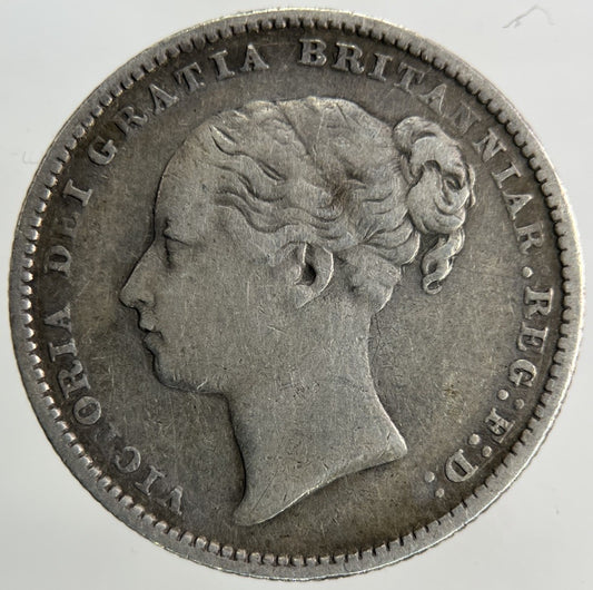 1885 Victoria Shilling Silver Coin | Fine Collectable Grade