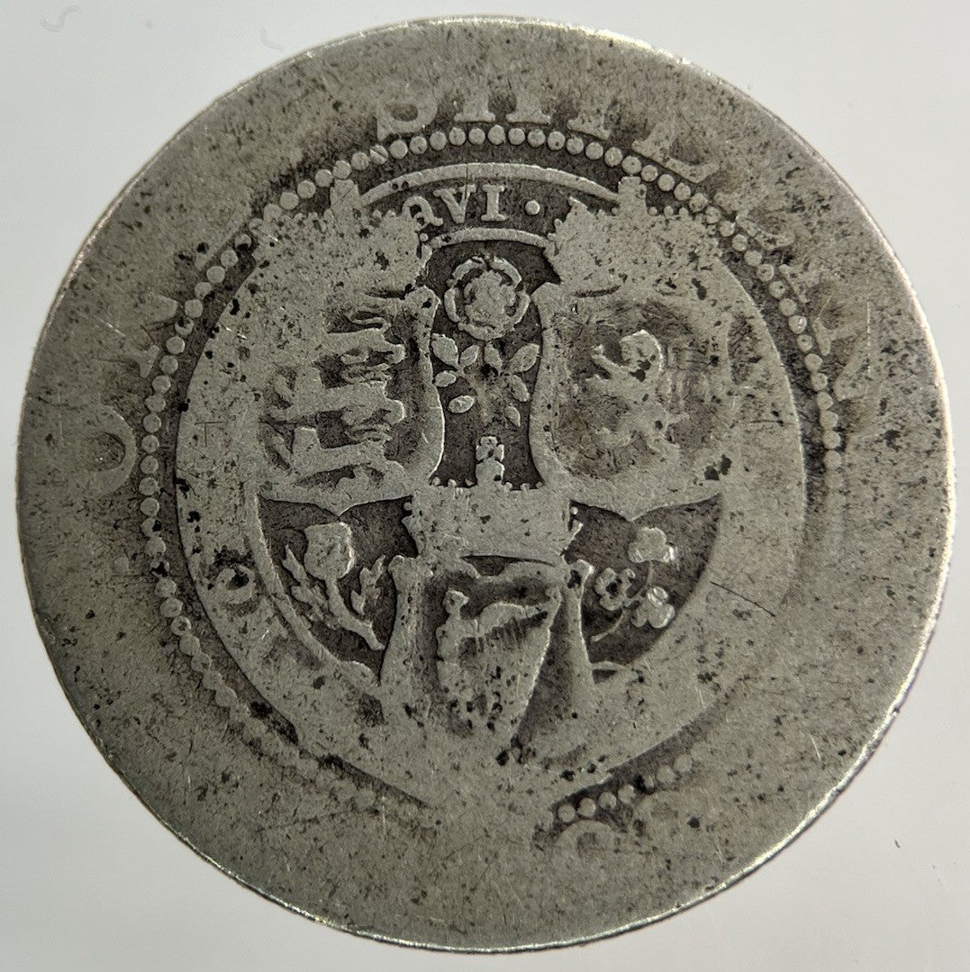 1899 Victoria Shilling Silver Coin | Fair Grade