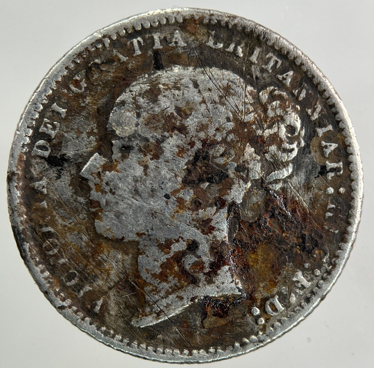 1872 Victoria Shilling Silver Coin | Collectable Grade