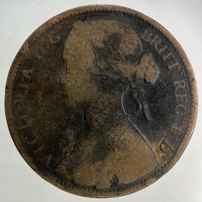 1863 Victoria One Penny Coin | Collectable Grade