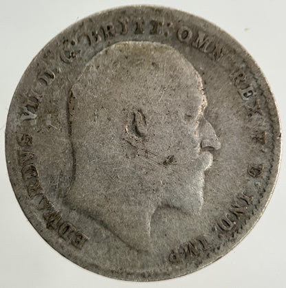 1907 Edward VII Threepence Silver Coin | Collectable Grade