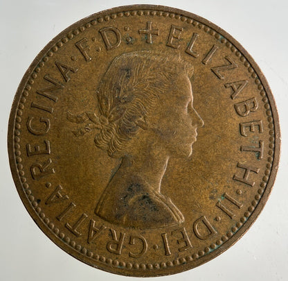 1964 Elizabeth II 2nd One Penny Coin | Fine Collectable Grade