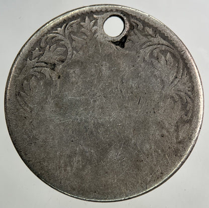 India Half Rupee Silver Coin | Fair Grade
