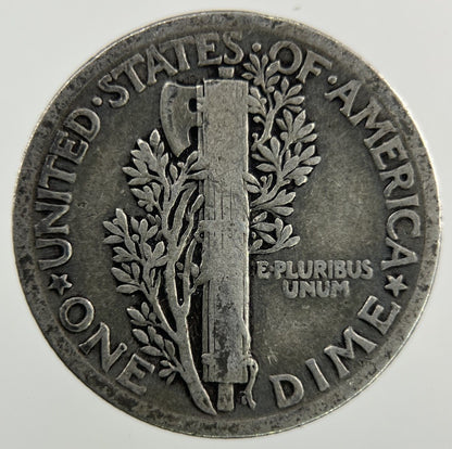 1923 US USA Mercury Dime Silver Coin | Collectable Grade