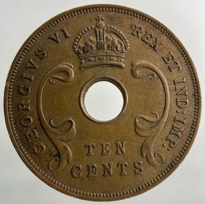 1942 East Africa Ten Cents Coin | Very High Grade