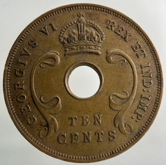 1942 East Africa Ten Cents Coin | Very High Grade