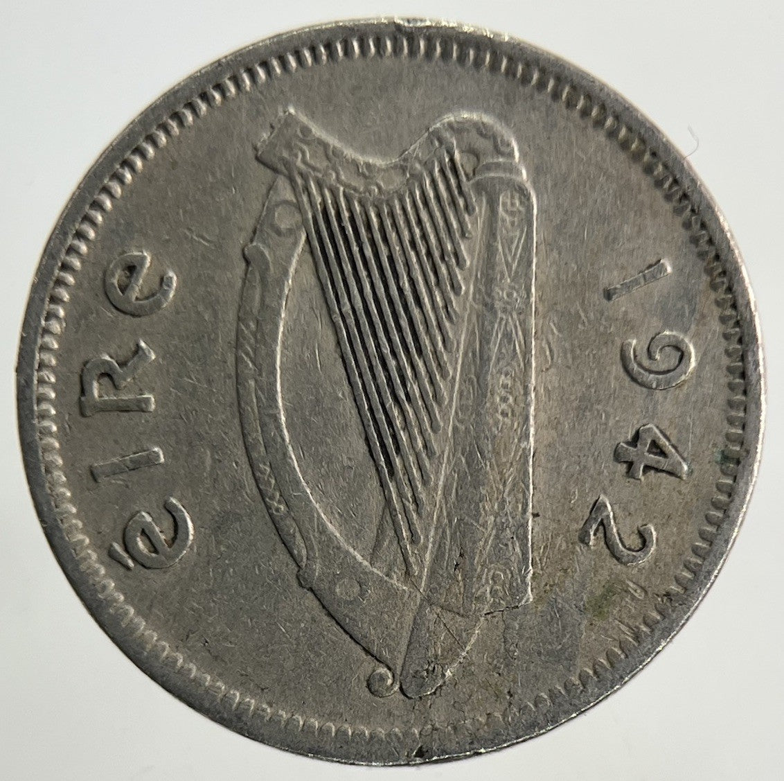 1942 Irish Threepence Coin | Collectable Grade
