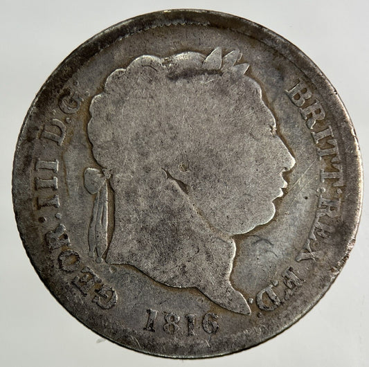 1816 George III 3rd Shilling Silver Coin | Collectable Grade