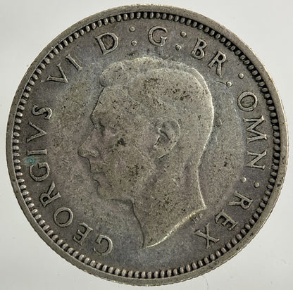 1945 George VI Sixpence Silver Coin | Collectable Grade