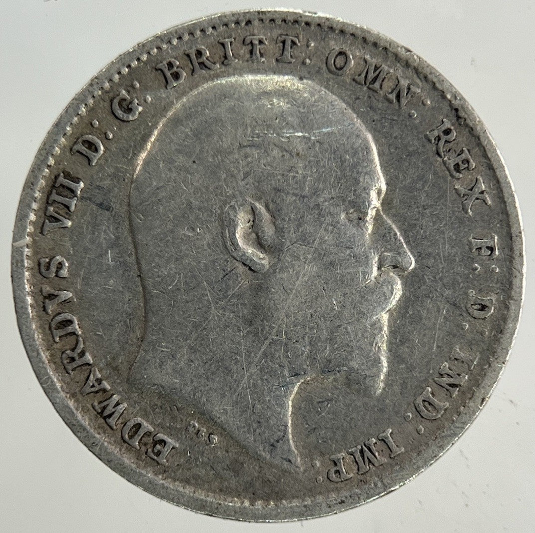1902 Edward VII Threepence Silver Coin | Collectable Grade