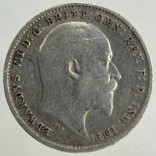 1902 Edward VII Threepence Silver Coin | Collectable Grade