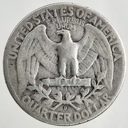 1953 - D US USA Quarter Dollar Silver Coin | Collectable Grade