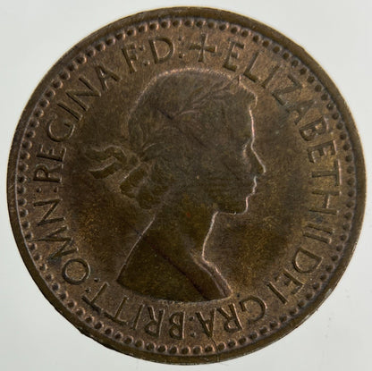 1953 Elizabeth II 2nd Wren Farthing Coin | Fine Collectable Grade