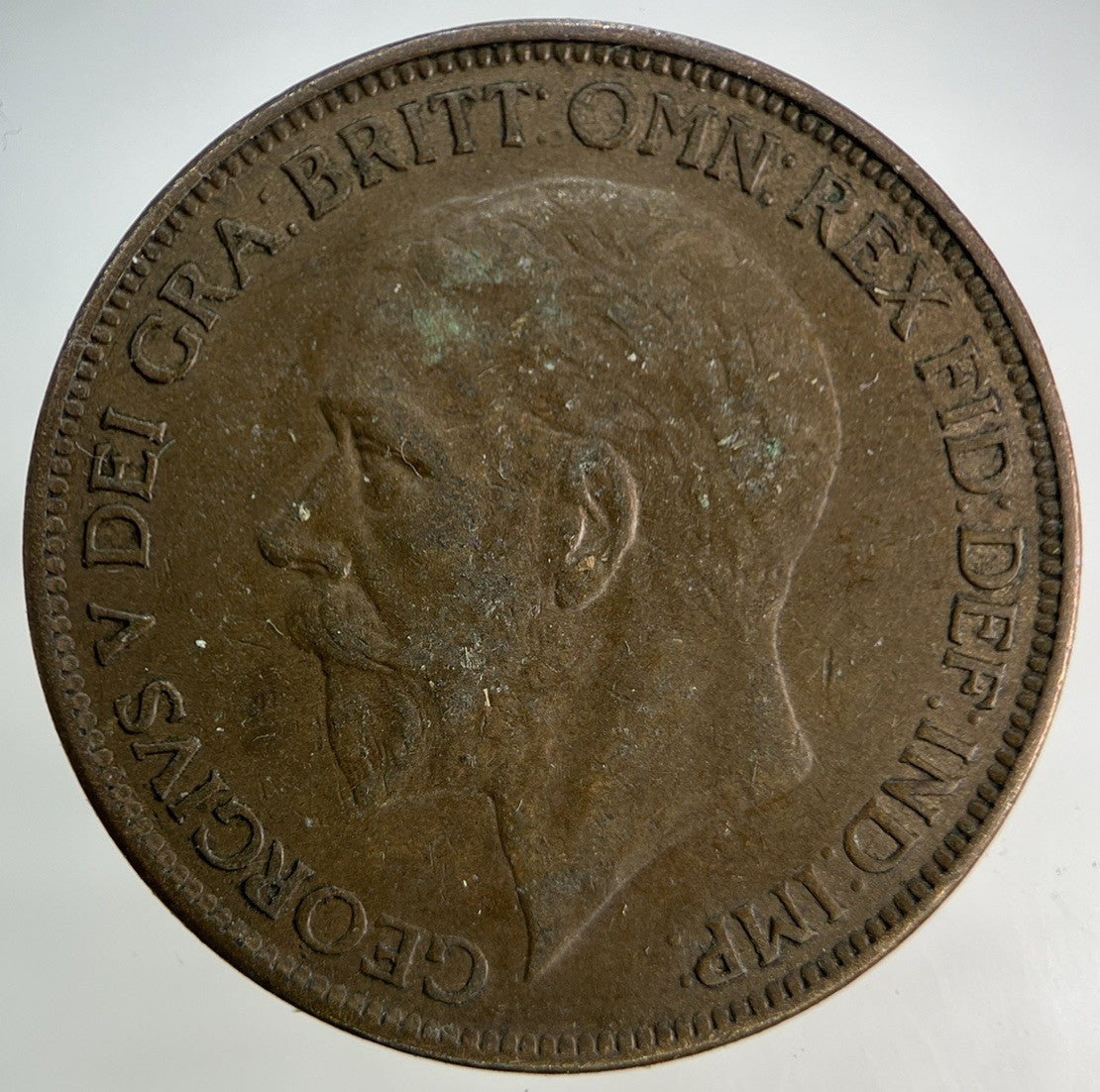 1927 George V One Penny Coin | Fine Collectable Grade