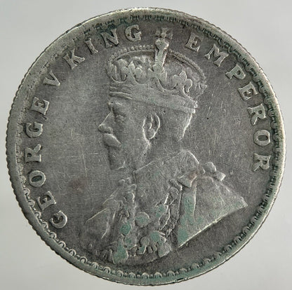 1917 India Half Rupee Silver Coin | Fine Collectable Grade