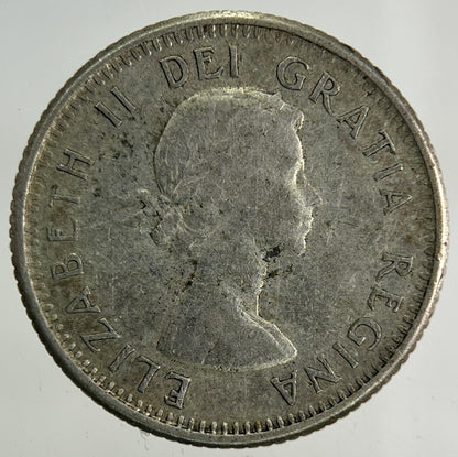 1960 Canada 10 Cents Silver Coin | Fine Collectable Grade