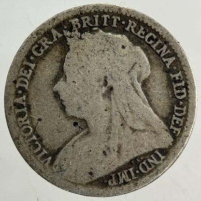 1897 Victoria Threepence Silver Coin | Collectable Grade