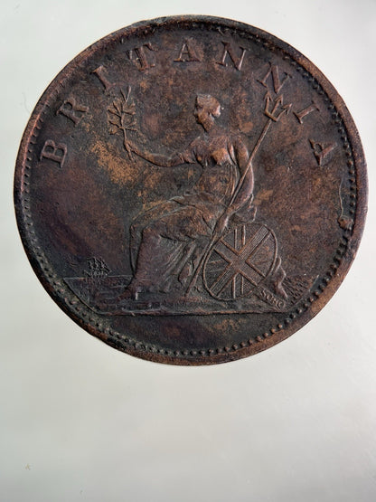 1806 George III 3rd Half - Penny Coin | Very Fine Grade