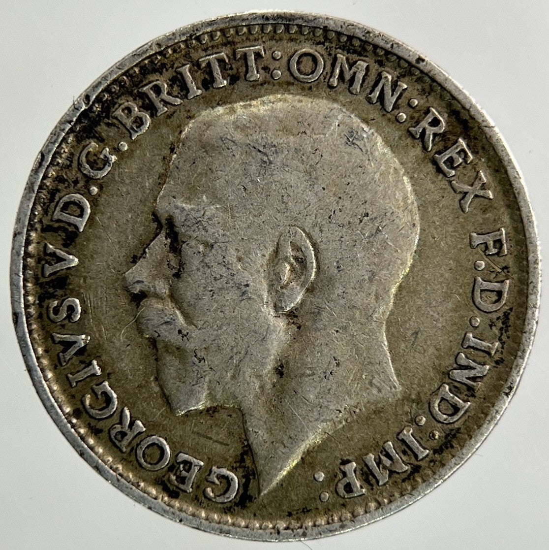 1914 George V Threepence Silver Coin | Fine Collectable Grade