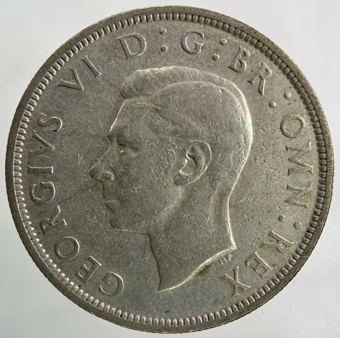 1938 George VI Half - Crown Silver Coin | Fine Collectable Grade