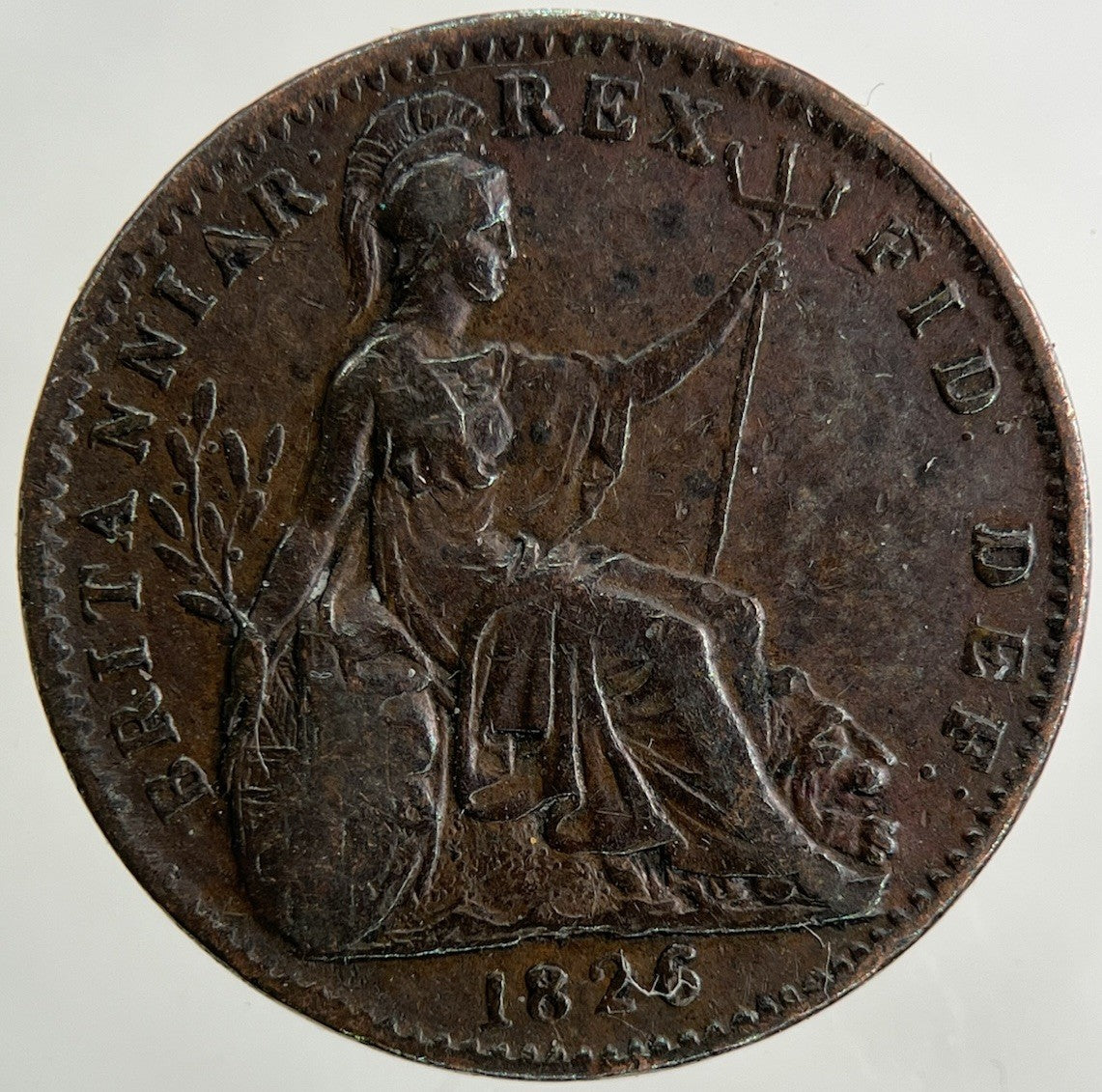 1825 George IV Farthing Coin | Fine Collectable Grade