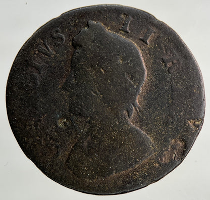 1733 George II 2nd Farthing Coin | Collectable Grade