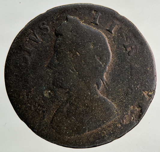 1733 George II 2nd Farthing Coin | Collectable Grade
