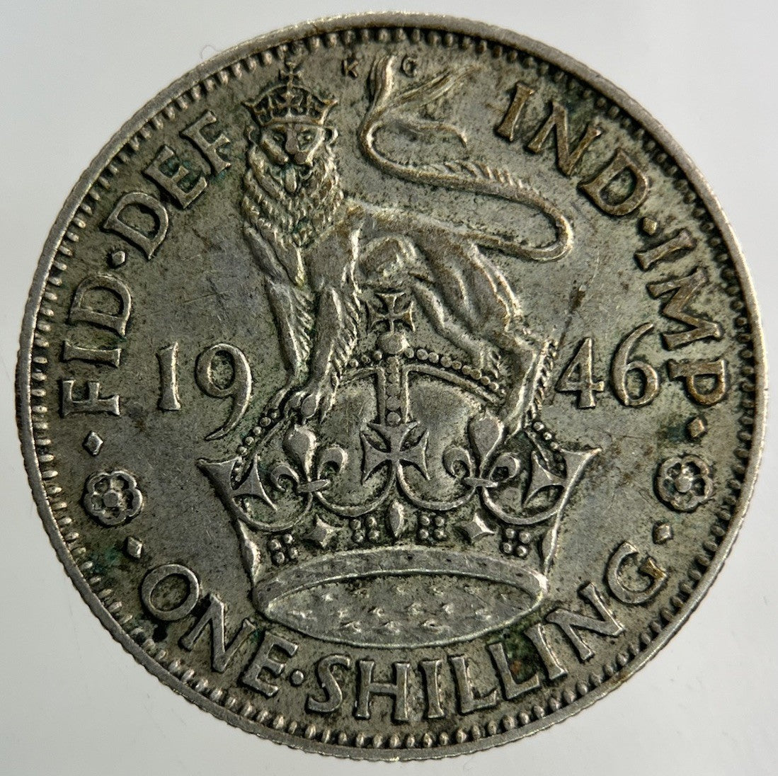 1946 George VI Shilling Silver Coin | Fine Collectable Grade