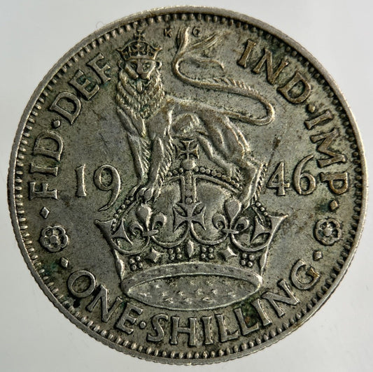 1946 George VI Shilling Silver Coin | Fine Collectable Grade