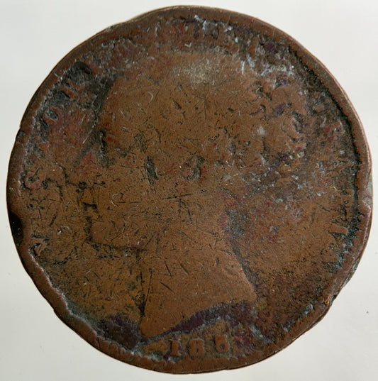 1853 Victoria Farthing Coin | Fair Grade