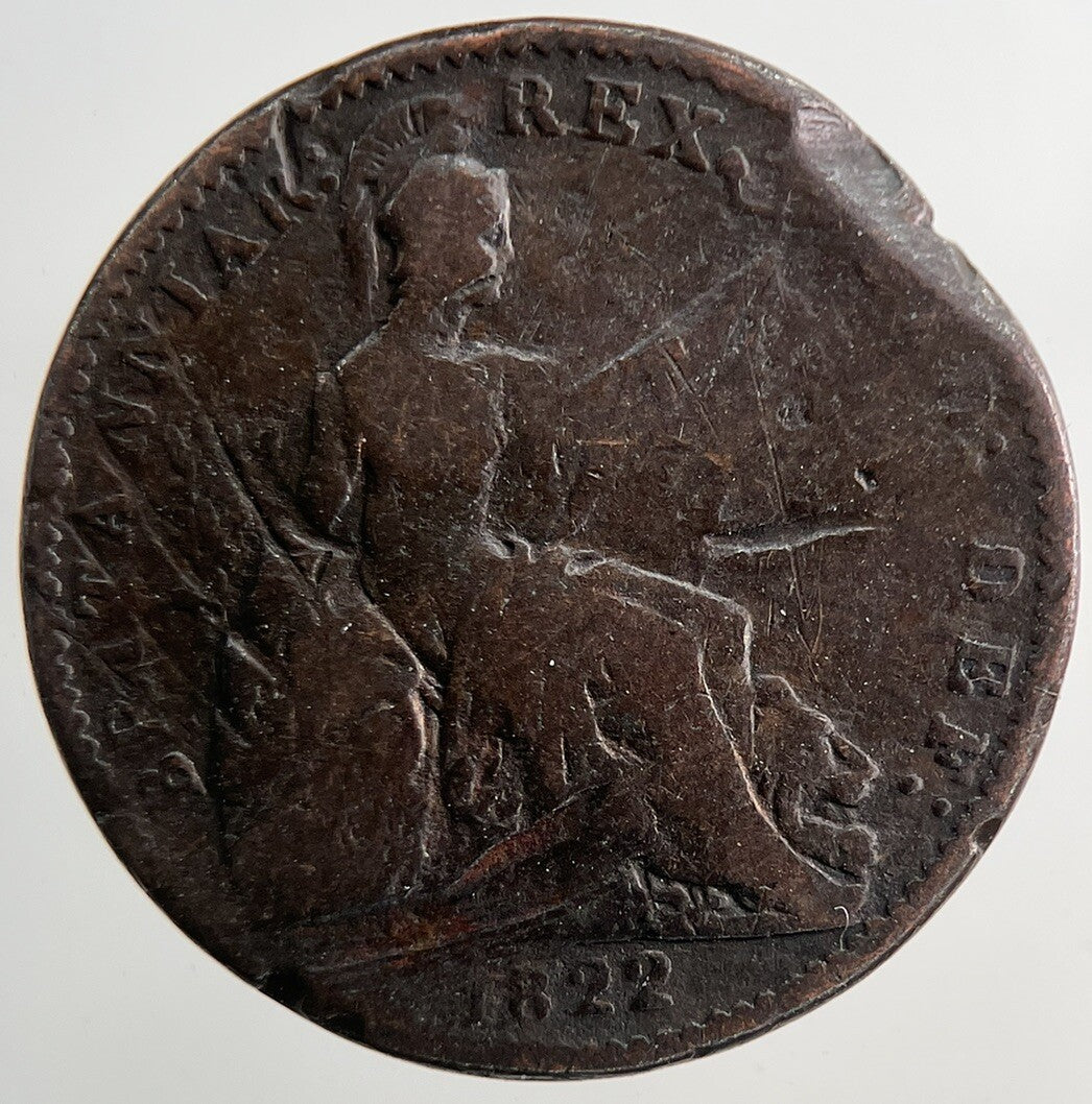 1822 George IV Farthing | Collectable Grade | a9260