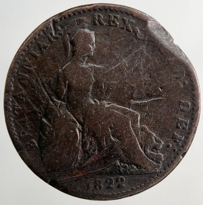 1822 George IV Farthing | Collectable Grade | a9260
